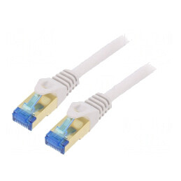 Patch cord S/FTP CAT7 15m gri PVC