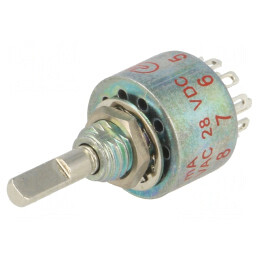 Comutator Rotativ 5 Pozitii 0.25A 125VAC 28VDC | Electronic-mag.ro | Componente Electronice