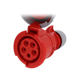 Conector alimentare trifazat 32A 400VAC IP67 mamă | Electronic-mag.ro | Componente Electronice