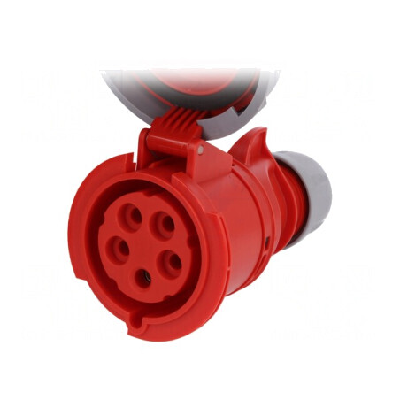 Conector alimentare trifazat 32A 400VAC IP67 mamă | Electronic-mag.ro | Componente Electronice