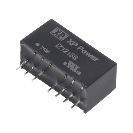 Convertor DC/DC 3W 9-18V la 15V/-15V SIP IZ1215S | Electronic-mag.ro | Componente Electronice