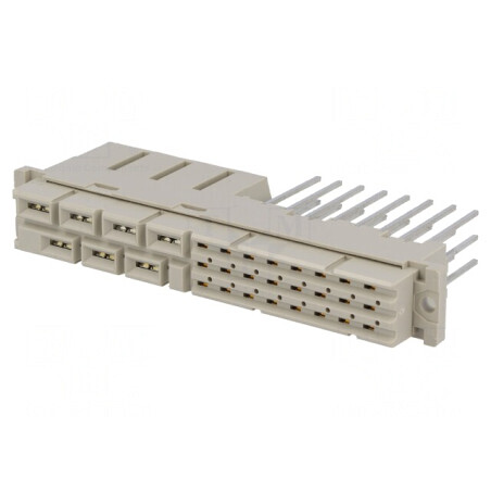 Mufă DIN 41612 MH Mamă 31 PIN Drept Argintat Aurit | Electronic-mag.ro | Componente Electronice