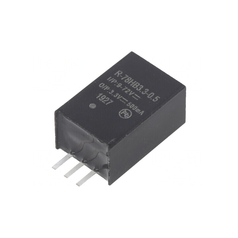 Convertor DC/DC 9-72V la 3.3V 0.5A | Electronic-mag.ro | Componente Electronice Convertor DC/DC 9-72V la 3.3V 0.5A | Electronic-mag.ro | Componente Electronice