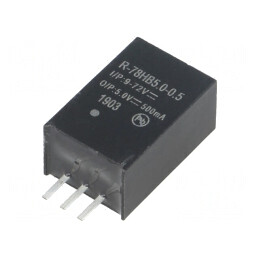 Convertor DC/DC 2.5W 9-72V la 5V 0.5A SIP3 | Electronic-mag.ro | Componente Electronice