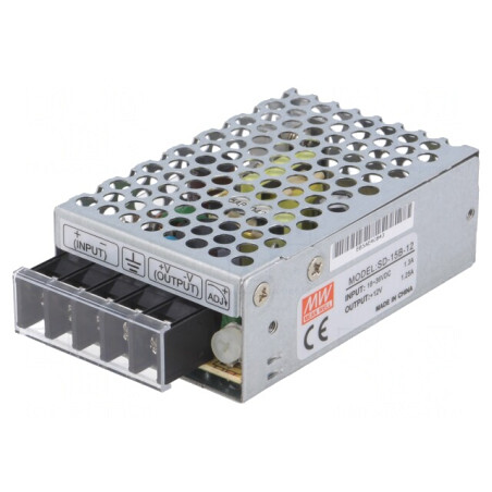 Convertor DC/DC 15W 18-36V la 12V 1.25A | Electronic-mag.ro | Componente Electronice