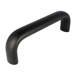 Manetă Aluminiu Neagră 57mm x 177mm x 26mm | Electronic-mag.ro | Componente Electronice