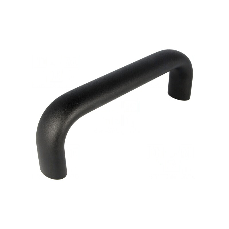Manetă Aluminiu Neagră 57mm x 177mm x 26mm | Electronic-mag.ro | Componente Electronice