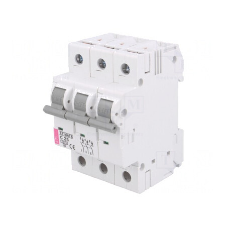 Siguranță Automată 25A 3 Poli 6kA | Electronic-mag.ro | Componente Electronice