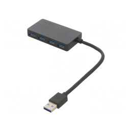 Hub USB 3.2 cu 4 Porturi USB-A 5Gbps | Electronic-mag.ro | Componente Electronice