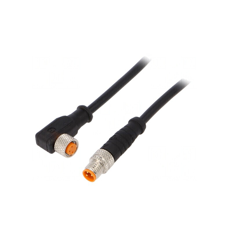 Cablu de conectare M8 3 pini 0.3m PUR IP67 | Electronic-mag.ro | Componente Electronice Cablu de conectare M8 3 pini 0.3m PUR IP67 | Electronic-mag.ro | Componente Electronice