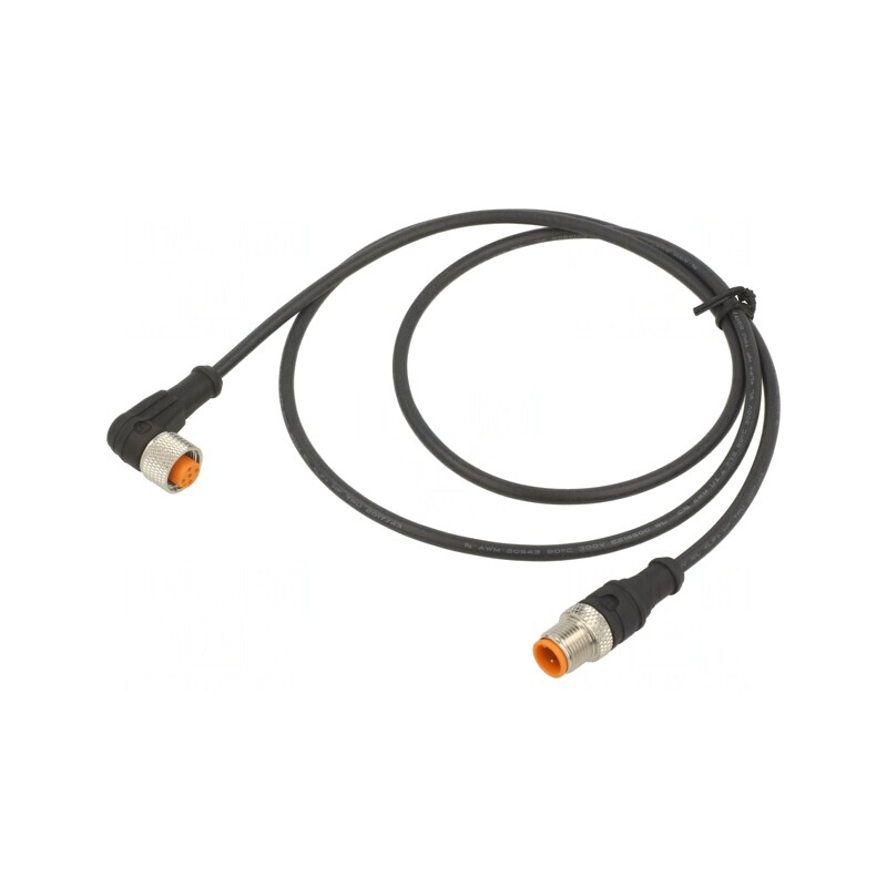 Cablu de Conectare M12 PIN 3 1m IP67 30VDC | Electronic-mag.ro | Componente Electronice