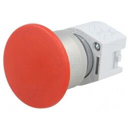 Comutator apăsare 22mm roșu | Electronic-mag.ro | Componente Electronice