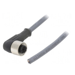 Cablu Conectare M12 4 PIN 0,6m 250VAC 2,2A | Electronic-mag.ro | Componente Electronice