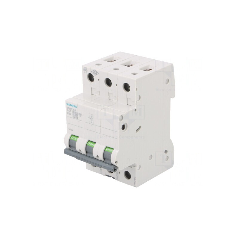 Întrerupător de Supracurent 400VAC 20A 3 Poli B | Electronic-mag.ro | Componente Electronice