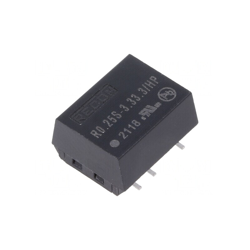 Convertor DC/DC 0,25W 3,3V 76mA | Electronic-mag.ro | Componente Electronice