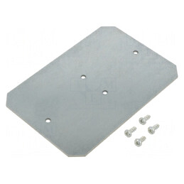 Placă de montare oțel 100mm x 146mm x 2,5mm | Electronic-mag.ro | Componente Electronice