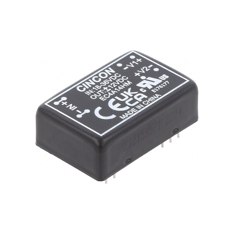 Convertor DC/DC 18-36V la 12V/-12V 5/6W | Electronic-mag.ro | Componente Electronice
