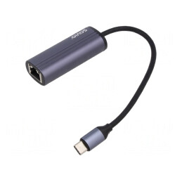 Adaptor USB Ethernet 3.1 Gri 1000Mbps PnP | Electronic-mag.ro | Componente Electronice