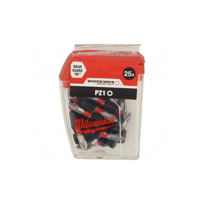 Capăt de șurubelniță Pozidriv PZ1 25mm 25buc. | Electronic-mag.ro | Componente Electronice