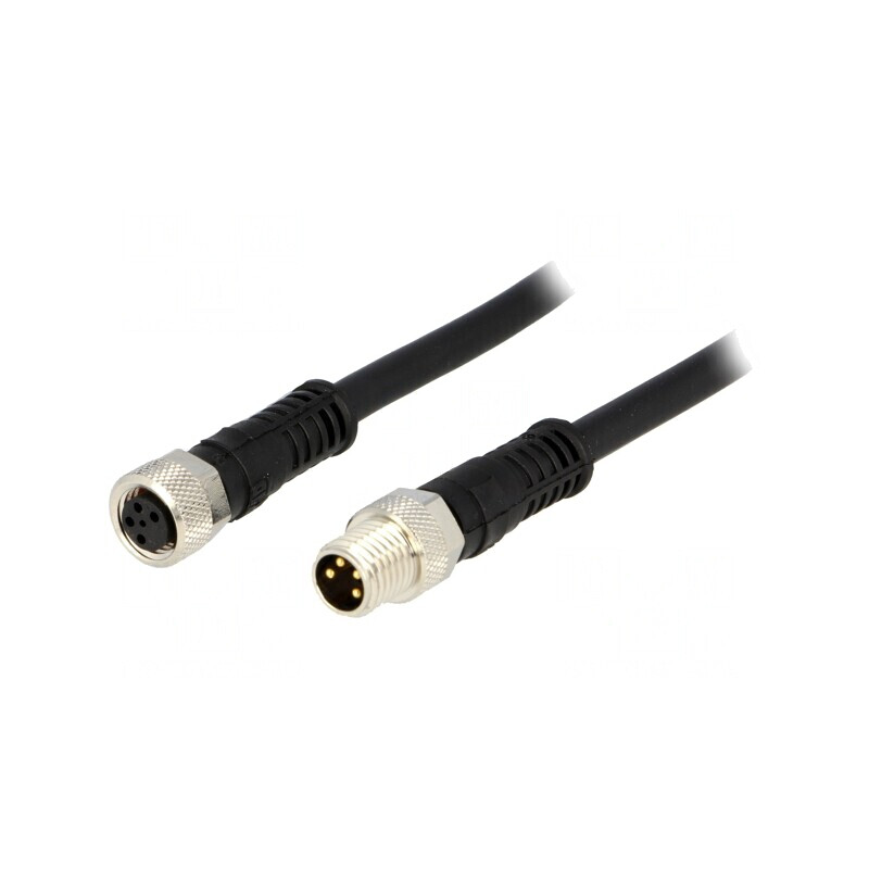 Cablu Senzori Automatizări M8-M8 4 PIN Tată-Mamă | Electronic-mag.ro | Componente Electronice