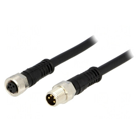 Cablu Senzori Automatizări M8-M8 4 PIN Tată-Mamă | Electronic-mag.ro | Componente Electronice