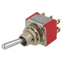 Comutator Basculant DPDT ON-ON 0,02A 20V AC/DC | Electronic-mag.ro | Componente Electronice