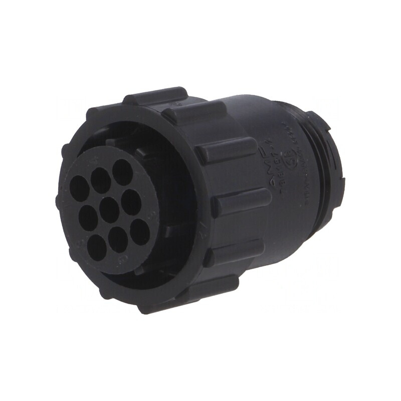 Mufă Mamă 9 PIN Etanșată CPC Series 1 pe Cablu | Electronic-mag.ro | Componente Electronice