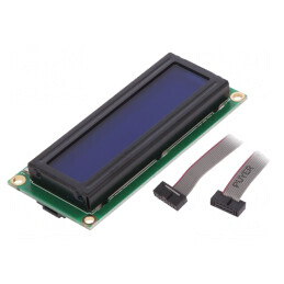 LCD 16x2 Albastru cu Interfață I2C 5VDC 80x36mm | Electronic-mag.ro | Componente Electronice