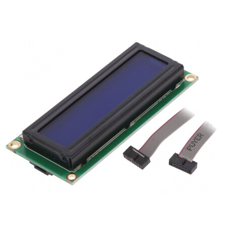 LCD 16x2 Albastru cu Interfață I2C 5VDC 80x36mm | Electronic-mag.ro | Componente Electronice