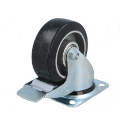 Roată de Transport 100mm 150kg Guma ALGE | Electronic-mag.ro | Componente Electronice