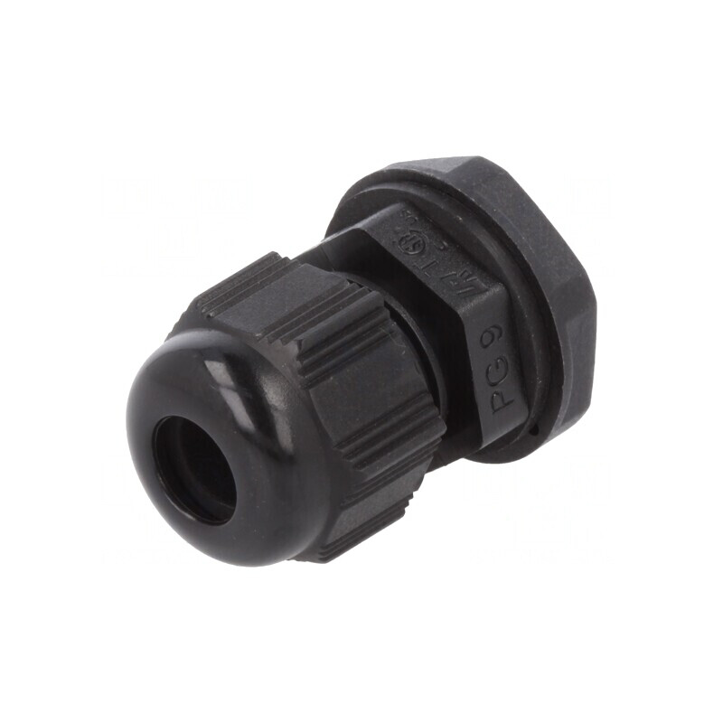 Set 10 Garnituri Etanșare PG9 IP66/IP68 Poliamidă Neagră | Electronic-mag.ro | Componente Electronice