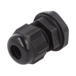 Set 10 Garnituri Etanșare PG9 IP66/IP68 Poliamidă Neagră | Electronic-mag.ro | Componente Electronice