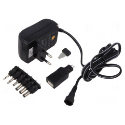 Încărcător EU 1,5A 3-12VDC | Electronic-mag.ro | Componente Electronice