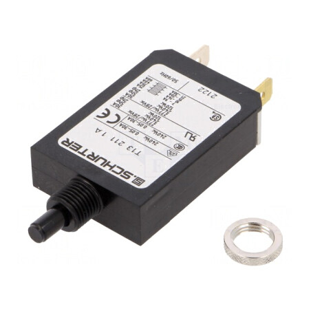 Întrerupător de supracurent 1A SPST 240VAC 28VDC | Electronic-mag.ro | Componente Electronice