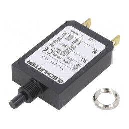 Întrerupător de Supracurent 13A SPST IP40 240VAC/28VDC | Electronic-mag.ro | Componente Electronice
