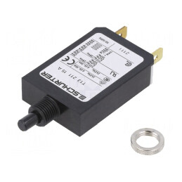 Întrerupător de Supracurent 240VAC 28VDC 15A SPST IP40 | Electronic-mag.ro | Componente Electronice