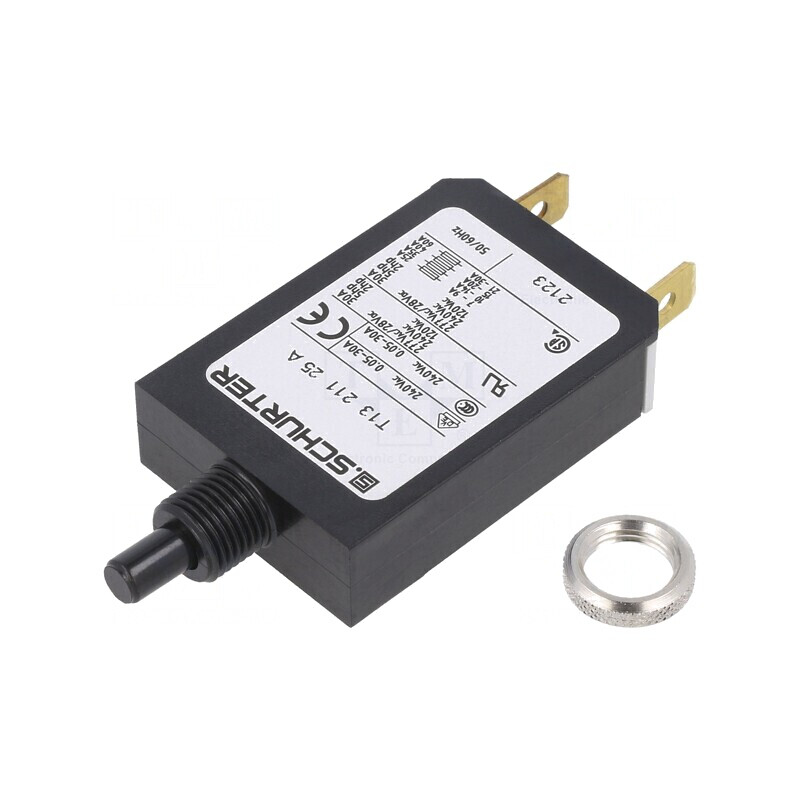 Întrerupător de Supracurent 25A SPST IP40 | Electronic-mag.ro | Componente Electronice