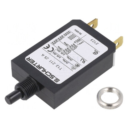 Întrerupător de Supracurent 25A SPST IP40 | Electronic-mag.ro | Componente Electronice