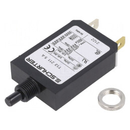 Întrerupător de Supracurent 240VAC 28VDC 5A SPST Poli 1 | Electronic-mag.ro | Componente Electronice