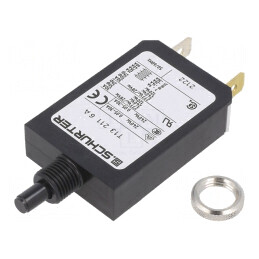 Întrerupător de supracurent 6A 240VAC 28VDC SPST | Electronic-mag.ro | Componente Electronice