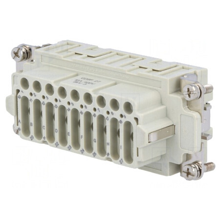 Conector HDC Mamă 27 Pini 10A 400V | Electronic-mag.ro | Componente Electronice
