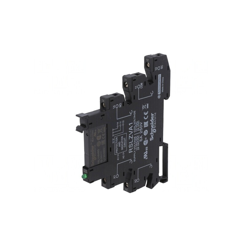 Releu Intermediar SPDT 24VAC/DC 6A Serie RSL | Electronic-mag.ro | Componente Electronice