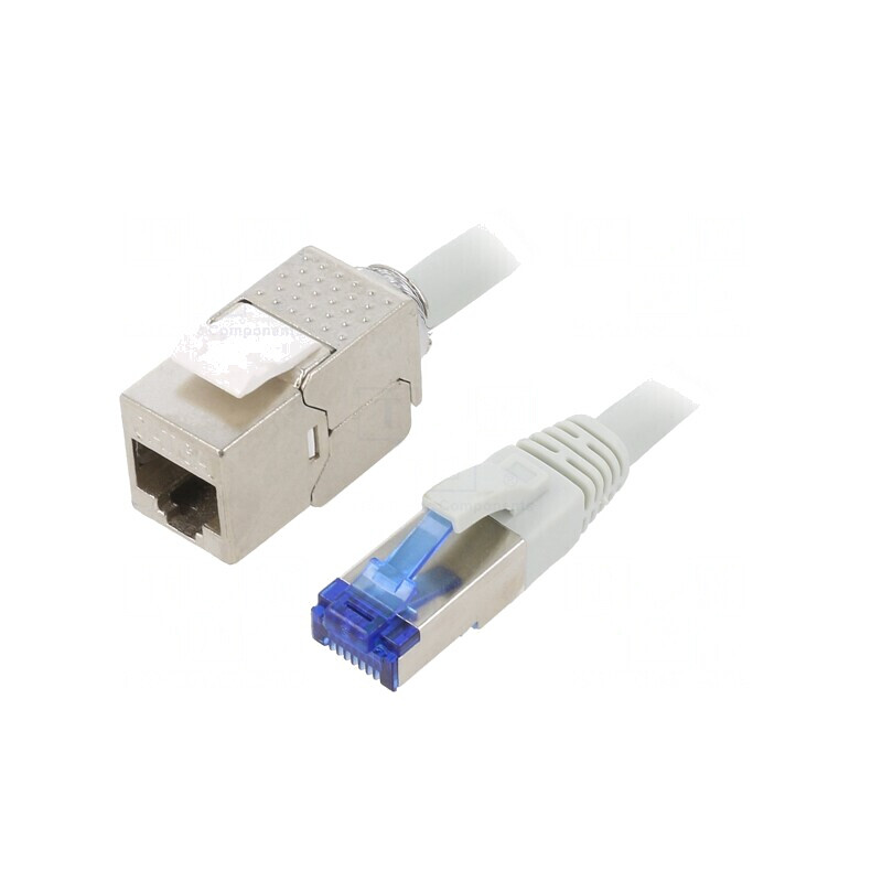 Prelungitor RJ45 S/FTP Cat6a 7,5m Gri | Electronic-mag.ro | Componente Electronice