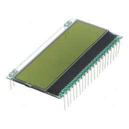 Afișaj LCD Alfanumeric 16x2 Galben-Verde | Electronic-mag.ro | Componente Electronice