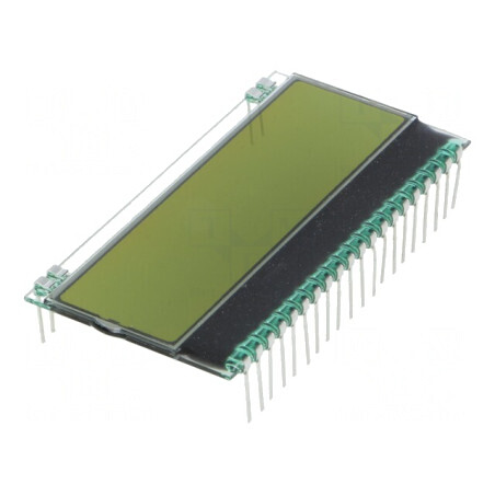 Afișaj LCD Alfanumeric 16x2 Galben-Verde | Electronic-mag.ro | Componente Electronice