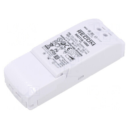Alimentator LED 18W 9-18VDC 1050mA | Electronic-mag.ro | Componente Electronice