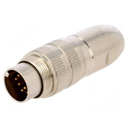 Mufă Tată Lipire M16 12PIN 3A 60V Drept pentru Cablu | Electronic-mag.ro | Componente Electronice