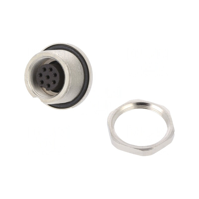 Conector M9 Soclu Mamă 8-PIN Aurit 1A | Electronic-mag.ro | Componente Electronice