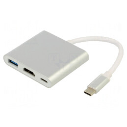 Adaptor USB 3.0/3.1 Alb 0,1m 5Gbps 60W