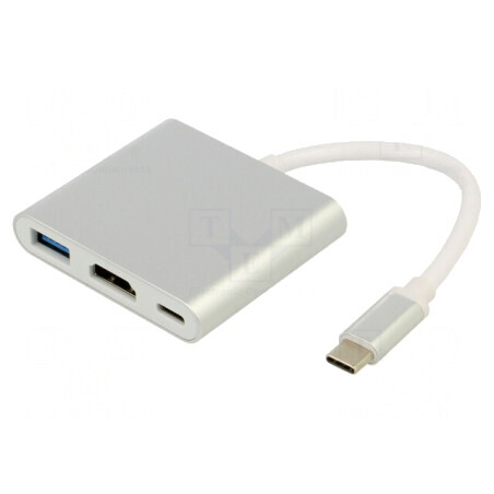 Adaptor USB 3.0/3.1 Alb 0,1m 5Gbps 60W | Electronic-mag.ro | Componente Electronice
